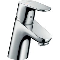 Смеситель для раковины Hansgrohe Focus 31539000 CoolStart, с донным клапаном, хром