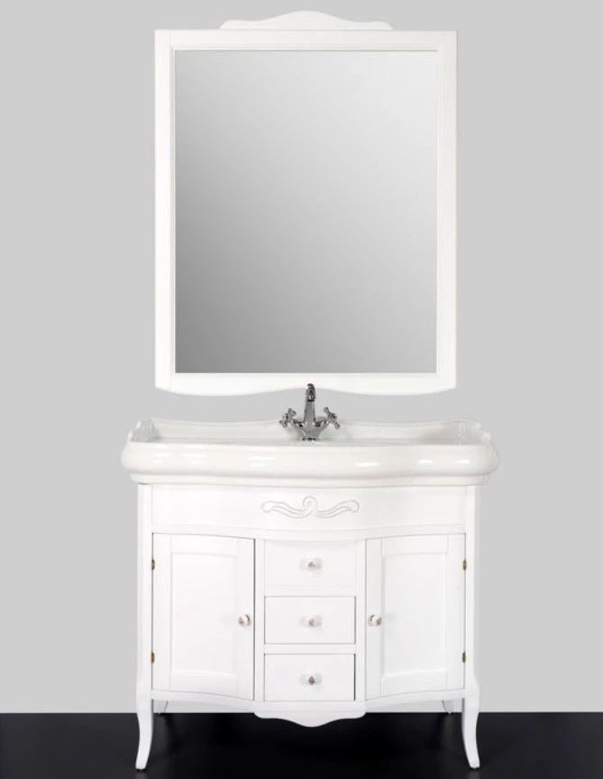 

Тумба белый матовый 100 см Tiffany World Sofia Sof7604bipuro/cer