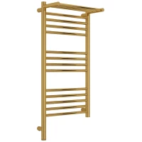 Полотенцесушитель электрический Сунержа Богема с полкой 3.1 03-6006-8040 800x400, МЭМ левый, золотой