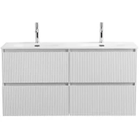 Тумба под раковину BelBagno Uno UNO-1200-4C-SO-BO 120 см, подвесная, белый матовый