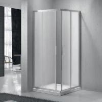 Душевой уголок 80x80 см BelBagno Sela SELA-A-2-80-P-Cr текстурное стекло