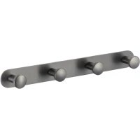 Планка с крючками Savol S-002174Q для ванны, графит