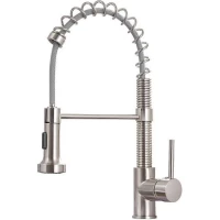 Смеситель для кухни D-Lin D159315-3 с гибким изливом, сатин