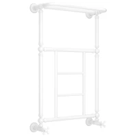 Полотенцесушитель водяной 860x500 белый глянец Сунержа Ренессанс 1452 12-0282-8650