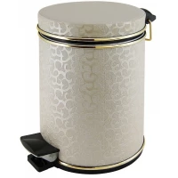 Мусорное ведро 5л, бежевый золото Camelos 05FLG-9