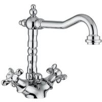 Смеситель для раковины Webert Ottocento OT700302015 с донным клапаном, хром