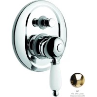 Смеситель для ванны Emmevi Laguna 40019/OR встраиваемый, золотой