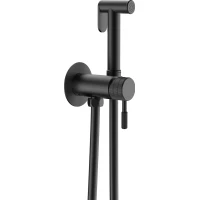 Гигиенический душ GID Edessa L070-BM-GD со смесителем, черный матовый