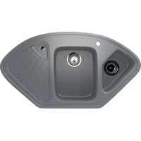 Кухонная мойка Ulgran темно-серый U-501-309