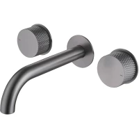 Смеситель для раковины Abber Wasser Kreis AF81122NG встраиваемый, никель