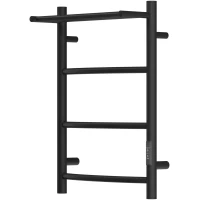 Полотенцесушитель электрический APEXTERMO Corona CR01164BM 600x432, диммер правый, черный матовый