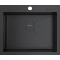Кухонная мойка Omoikiri Akisame 59-GB 4997014 59x51 см, графит