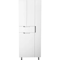 Пенал Style Line Оптима ЛС-000010058 напольный, с бельевой корзиной, белый