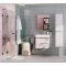 Зеркальный шкаф 55,1x70,1 см белый глянец R Акватон Скай 1A238402SY010 - 4