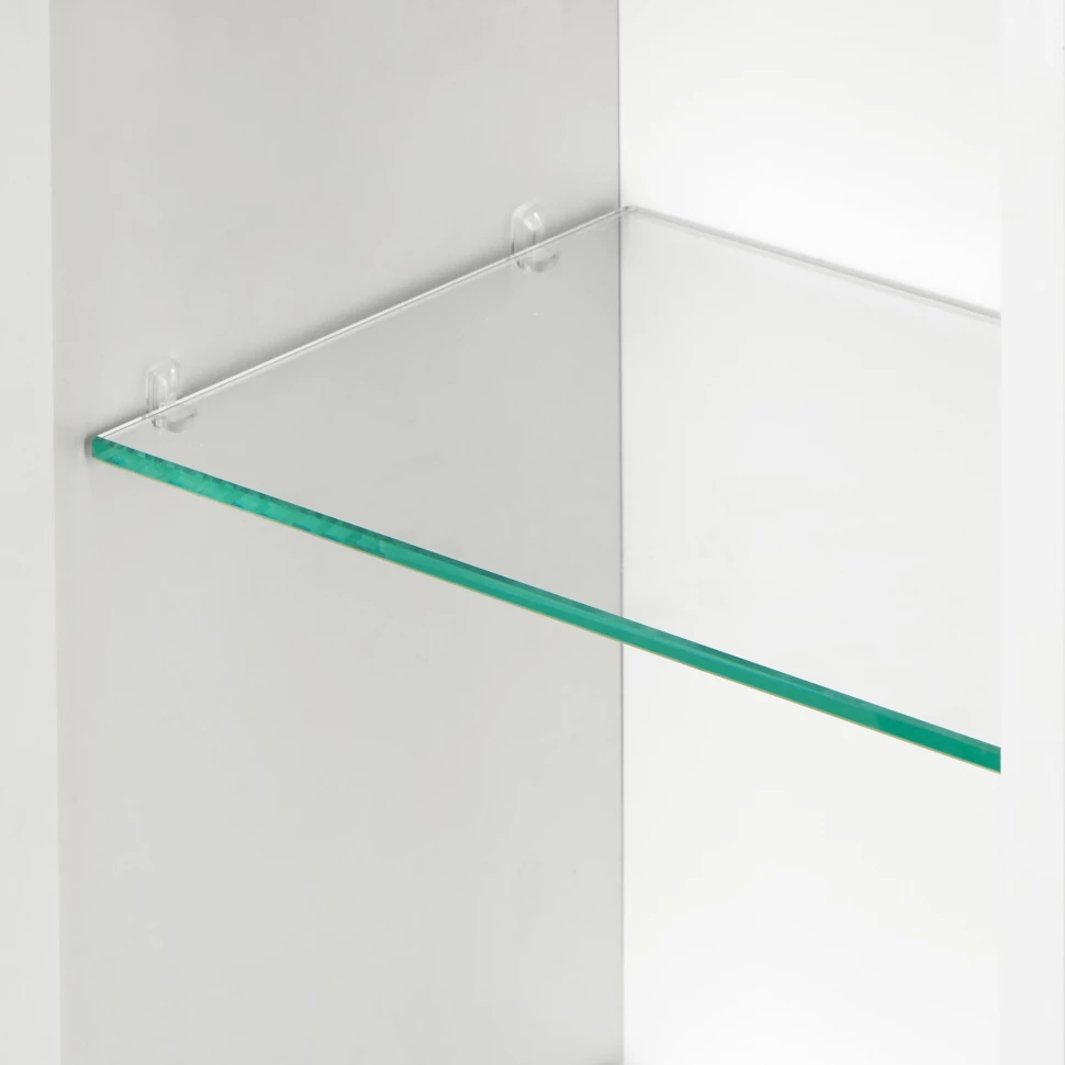 Зеркальный шкаф 55,1х70,1 см белый глянец R Акватон Скай 1A238402SY010 - фото 3