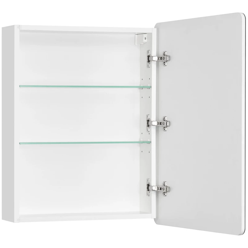 Зеркальный шкаф 55,1x70,1 см белый глянец R Акватон Скай 1A238402SY010