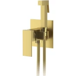 Изображение товара гигиенический душ d&k bayern.liszt da1514507 со смесителем, золотой матовый