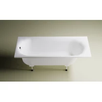 Ванна из литьевого мрамора Astra-Form Лира Solid Surface 01010086 180x80 см, белый матовый