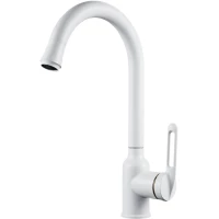 Смеситель для кухни Raffine F103C белый