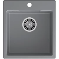 Кухонная мойка GranFest Urban 644 44x49 см, темно-серый