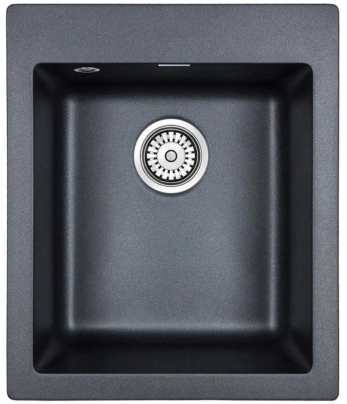 Кухонная мойка Paulmark Kante черный металлик PM104249-BLM