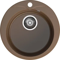 Кухонная мойка GranFest Rondo 480 47,5x47,5 см, терракот