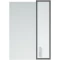 Зеркальный шкаф 50x70 см белый глянец/серый глянец R Corozo Спектр SD-00000708 - 1