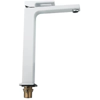 Смеситель для раковины Gappo G1017-2 хром/белый