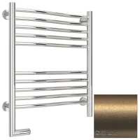 Полотенцесушитель электрический 600x500 золотой матовый МЭМ левый Сунержа Флюид 2.0 032-5220-6050