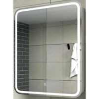 Зеркальный шкаф 60x80 см белый R Conti Elliott MBK018