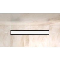 Душевой трап (лоток) BelBagno Luce BB-LD-LUCE-80-BIANCO 73,96 см, с решеткой, 2 в 1 под плитку, белый матовый