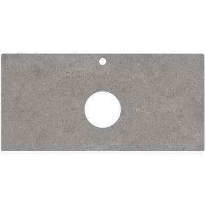 Изображение товара столешница 100 см серый матовый для накладных раковин kerama marazzi plaza next фондамента pl1.dl500920r\100