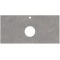 Столешница 100 см серый матовый для накладных раковин Kerama Marazzi Plaza Next Фондамента PL1.DL500920R\100 - 2