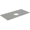 Столешница 100 см серый матовый для накладных раковин Kerama Marazzi Plaza Next Фондамента PL1.DL500920R\100 - 1