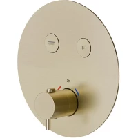 Термостат для ванны Newform X-Steel 316 70426EX.59.098 встраиваемый, светлое золото матовый