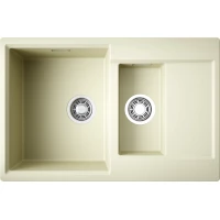 Кухонная мойка Omoikiri Artgranit Daisen 78-2-BE 4993328 78x51 см, ваниль