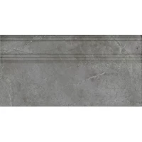 Плинтус Kerama Marazzi Риальто серый тёмный глянцевый обрезной 20x40 FME031R