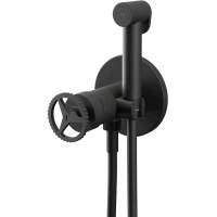 Гигиенический душ Remer Chrono CH65WNO со смесителем, черный матовый