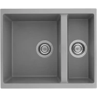 Кухонная мойка PEZARO PZG.335.155.400-49.ALUMIN 55,5x46 см, алюметаллик