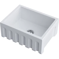 Кухонная мойка Omoikiri Natceramic Mikura 61-WH 4997068 61x46 см, белый