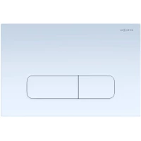 Кнопка смыва Aquatek PNS-0000006 для инсталляции, белый глянец