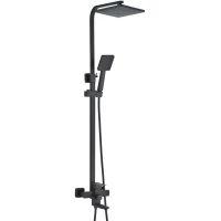 Душевая система 220 мм WesnaArt Kubus KUB13-314Black