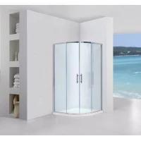 Душевой уголок 80x80 см Black & White Stellar Wind 1018080 прозрачное