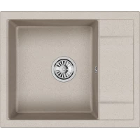 Кухонная мойка Granula 6002, ПИРИТ 60x50 см, светло-бежевый