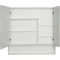 Зеркальный шкаф 85x85 см белый матовый Акватон Сканди 1A252302SD010 - 3