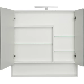 Изображение товара зеркальный шкаф 85x85 см белый матовый акватон сканди 1a252302sd010