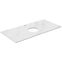 Столешница 100 см белый матовый для накладных раковин Kerama Marazzi Plaza Classic Монте Тиберио PL1.SG507100R\100 