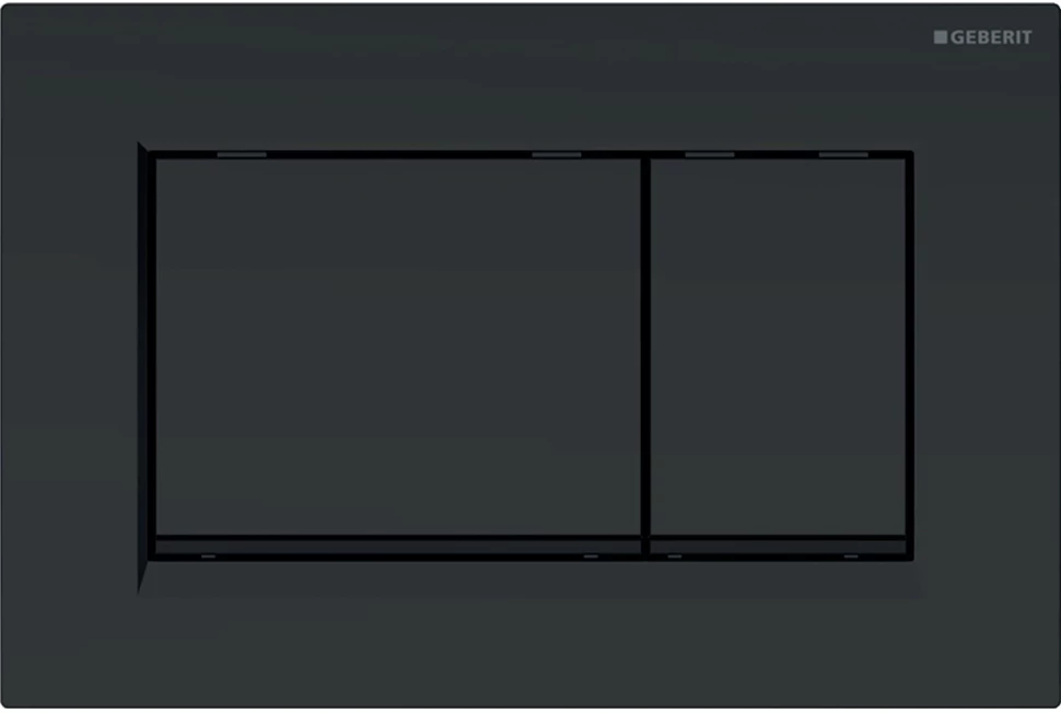 Смывная клавиша Geberit Sigma30 черный матовый/черный глянец/черный матовый 115.883.16.1 смывная клавиша geberit sigma40 черный матовый алюминий для двойного смыва со встроенной системой удаления запаха 115 600 kr 1