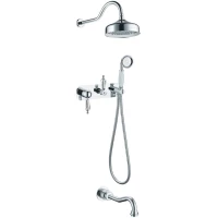 Душевой комплект 208 мм Boheme Brillante Ripresa 348