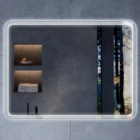 Зеркало Vincea VLM-3MA900 90x70 см, с LED-подсветкой, сенсорным выключателем, диммером